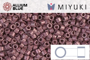 MIYUKI Delica® Seed Beads (DB1167) 11/0 Round - Galvanized Matte Berry