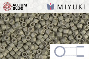 MIYUKI Delica® Seed Beads (DB1170) 11/0 Round - Galvanized Matte Aloe - 关闭视窗 >> 可点击图片