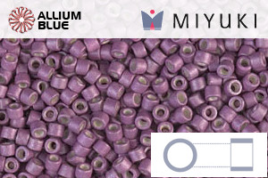 MIYUKI Delica® Seed Beads (DB1173) 11/0 Round - Galvanized Matte Magenta - Haga Click en la Imagen para Cerrar