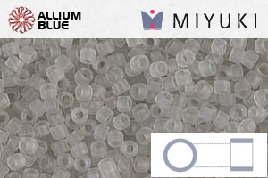 MIYUKI Delica® Seed Beads (DB1271) 11/0 Round - Matte Transparent Gray Mist - Haga Click en la Imagen para Cerrar