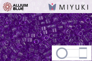 MIYUKI Delica® Seed Beads (DB1315) 11/0 Round - Dyed Transparent Red Violet - Haga Click en la Imagen para Cerrar