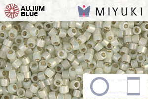 MIYUKI Delica® Seed Beads (DB1453) 11/0 Round - Silverlined Pale Lime Opal - 关闭视窗 >> 可点击图片