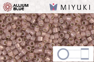 MIYUKI Delica® Seed Beads (DB1459) 11/0 Round - Silverlined Shell Opal - Click Image to Close