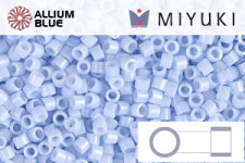 MIYUKI Delica® Seed Beads (DB0167) 11/0 Round - Opaque Med Blue AB