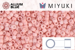 MIYUKI Delica® Seed Beads (DB1513) 11/0 Round - Matte Opaque Light Salmon - 关闭视窗 >> 可点击图片