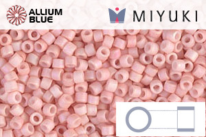 MIYUKI Delica® Seed Beads (DB1523) 11/0 Round - Matte Opaque Light Salmon AB - 关闭视窗 >> 可点击图片