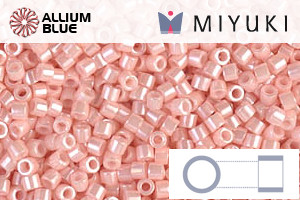 MIYUKI Delica® Seed Beads (DB1533) 11/0 Round - Opaque Light Salmon Ceylon - Haga Click en la Imagen para Cerrar