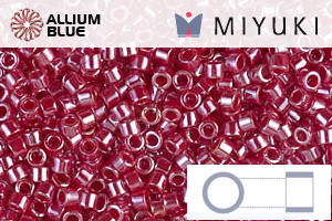 MIYUKI Delica® Seed Beads (DB1564) 11/0 Round - Opaque Cadillac Red Luster
