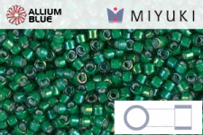MIYUKI Delica® Seed Beads (DB1472) 11/0 Round - Transparent Pale Rose Luster