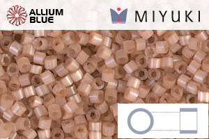 MIYUKI Delica® Seed Beads (DB1803) 11/0 Round - Dyed Cinnamon Silk Satin