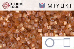 MIYUKI Delica® Seed Beads (DB1804) 11/0 Round - Dyed Topaz Silk Satin - 关闭视窗 >> 可点击图片