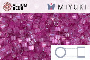 MIYUKI Delica® Seed Beads (DB1808) 11/0 Round - Dyed Fuchsia Silk Satin