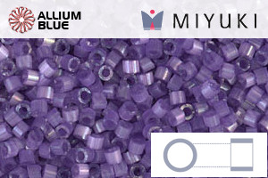 MIYUKI Delica® Seed Beads (DB1809) 11/0 Round - Dyed Lilac Silk Satin