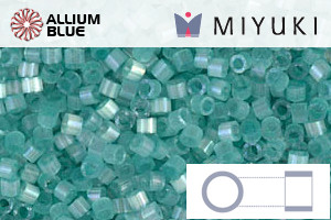 MIYUKI Delica® Seed Beads (DB1812) 11/0 Round - Dyed Light Aqua Green Silk Satin - 关闭视窗 >> 可点击图片