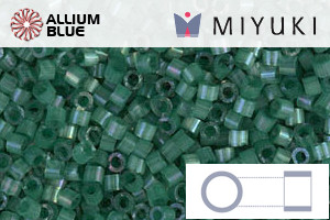 MIYUKI Delica® Seed Beads (DB1814) 11/0 Round - Dyed Emerald Silk Satin