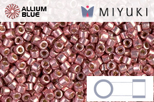 MIYUKI Delica® Seed Beads (DB1839) 11/0 Round - Duracoat Galvanized Dark Coral