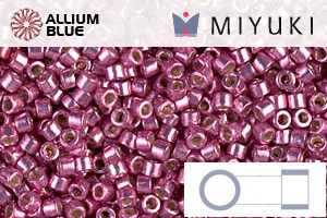 MIYUKI Delica® Seed Beads (DB1840) 11/0 Round - DURACOAT Galvanized Hot Pink - Click Image to Close