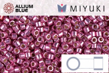 MIYUKI Delica® Seed Beads (DBM0301) 10/0 Round Medium - Matte Gunmetal