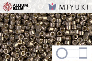 MIYUKI Delica® Seed Beads (DB1852) 11/0 Round - Duracoat Galvanized Pewter - 关闭视窗 >> 可点击图片