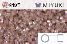 MIYUKI Delica® Seed Beads (DB1887) 11/0 Round - Transparent Deep Orange Luster