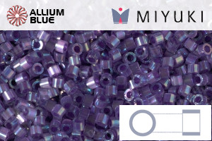 MIYUKI Delica® Seed Beads (DB1881) 11/0 Round - Silk Grape Orchid AB