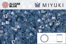 MIYUKI Delica® Seed Beads (DB1112) 11/0 Round - Transparent Crystal Ivory