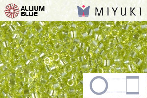 MIYUKIデリカビーズ (DB1888) 11/0 丸 - Transparent Chartreuse Luster - ウインドウを閉じる