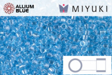 MIYUKI Delica® Seed Beads (DB1287) 11/0 Round - Matte Transparent Crystal Ivory Luster