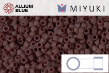 MIYUKI Delica® Seed Beads (DB0611) 11/0 Round - Dyed Silver Lined Wine