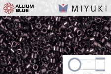 MIYUKI Delica® Seed Beads (DB1871) 11/0 Round - Silk Grey Suede AB