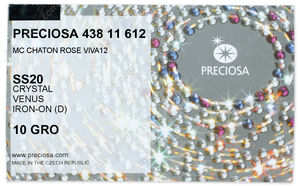PRECIOSA Rose VIVA12 ss20 crystal HF Ven factory pack