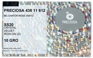 PRECIOSA Rose VIVA12 ss20 crystal HF Vel factory pack