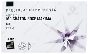 PRECIOSA Rose MAXIMA ss6 citrine HF factory pack