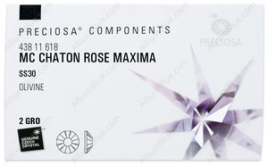 PRECIOSA Rose MAXIMA ss30 olivine HF factory pack