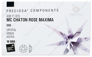 PRECIOSA Rose MAXIMA ss6 crystal HF Ven factory pack