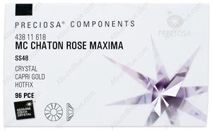 PRECIOSA Rose MAXIMA ss48 crystal HF CaG factory pack