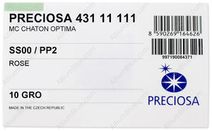 PRECIOSA Chaton MAXIMA pp2 rose DF factory pack