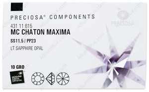 PRECIOSA Chaton MAXIMA ss11.5/pp23 l.sa.opal DF factory pack