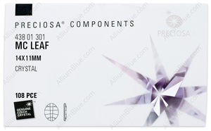PRECIOSA Leaf MXM FB 14x11 crystal HF factory pack