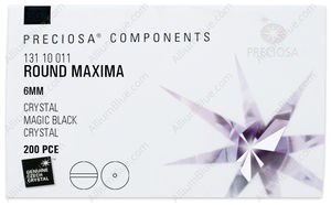 PRECIOSA Round Pearl 1H MXM 6 mag.black factory pack