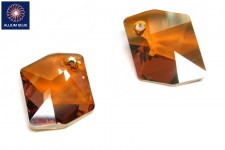 Swarovski Cosmic Pendant (6680) 40mm - Crystal Copper