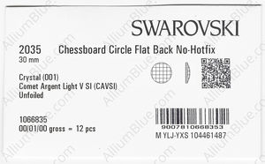 SWAROVSKI 2035 30MM CRYSTAL CAL'V'SI factory pack