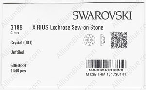 SWAROVSKI 3188 4MM CRYSTAL factory pack