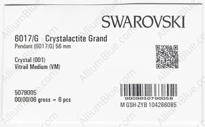 SWAROVSKI 6017/G 56MM CRYSTAL VM P factory pack