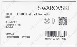 SWAROVSKI 2088 SS 16 CRYSTAL SKY_I factory pack