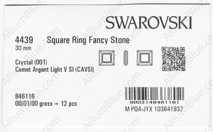 SWAROVSKI 4439 30MM CRYSTAL CAL'V'SI factory pack