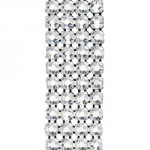 Swarovski Flat Back Banding (55001), Silver Plated Casing, With Stones in SS20 - Crystal Effects